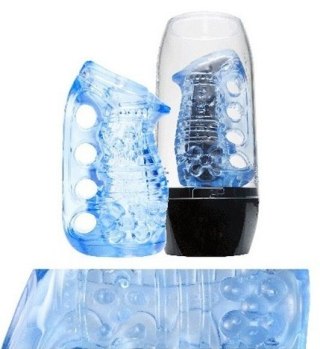 Fleshskins Grip Blue Ice