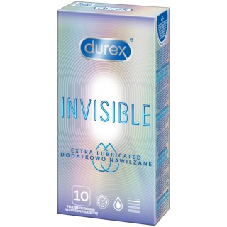 Prezerwatywy Durex Invisible A10 dodatkowo nawilżone