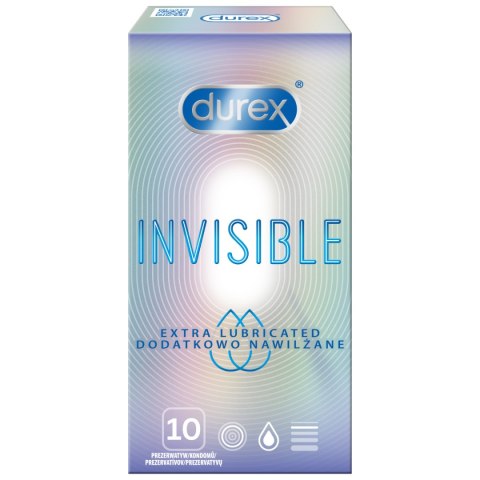 Prezerwatywy Durex Invisible A10 dodatkowo nawilżone