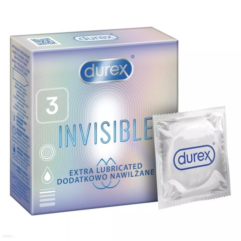 Prezerwatywy Durex Invisible A3 dodatkowo nawilżone