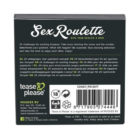 Tease&Please Sex Roulette Foreplay