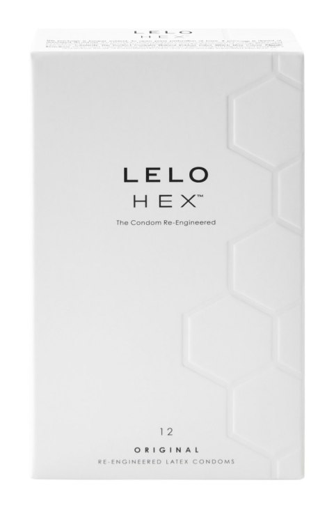 LELO - HEX Original prezerwatywy lateksowe (12 sztuk)