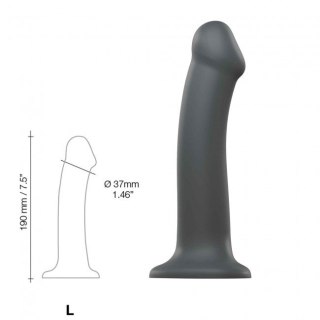 Dildo Mono Density Matte Grey L