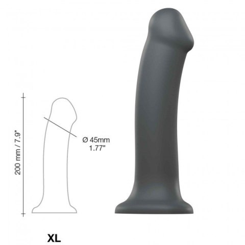 Dildo Mono Density Matte Grey XL