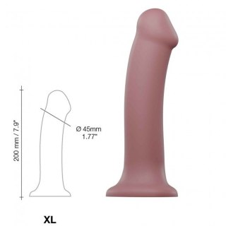 Dildo Mono Density Matte Old Rose XL