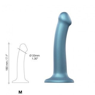 Dildo Mono Density Metallic Shine Duck Blue M