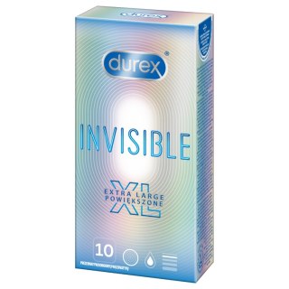 Durex Invisible XL Powiększone 10 szt.