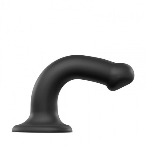 Silicone Bendable Dildo Double Density Black M