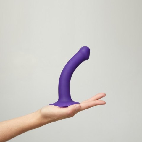 Silicone Bendable Dildo Double Density Black S