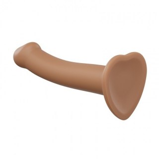 Silicone Bendable Dildo Double Density Caramel L