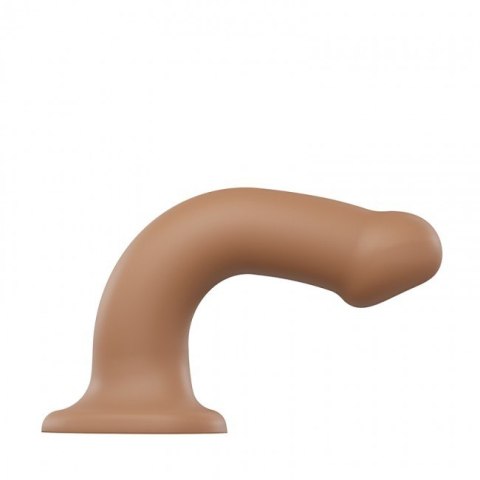 Silicone Bendable Dildo Double Density Caramel L