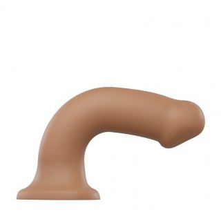 Silicone Bendable Dildo Double Density Caramel XL