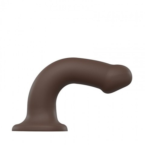 Silicone Bendable Dildo Double Density Chocolate L