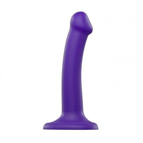 Silicone Bendable Dildo Double Density Purple S