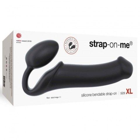 Strap-on-me Silicone bendable strap-on Black XL