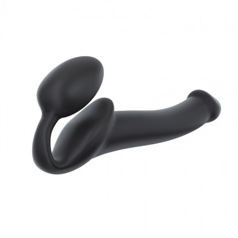 Strap-on-me Silicone bendable strap-on Black M