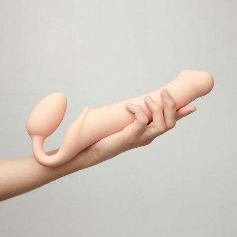 Strap-on-me Silicone bendable strap-on Flesh L