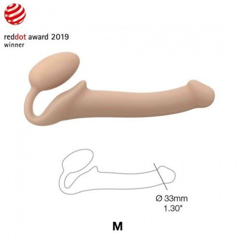 Strap-on-me Silicone bendable strap-on Flesh M