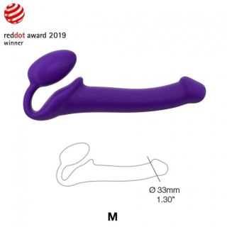 Strap-on-me Silicone bendable strap-on Purple M