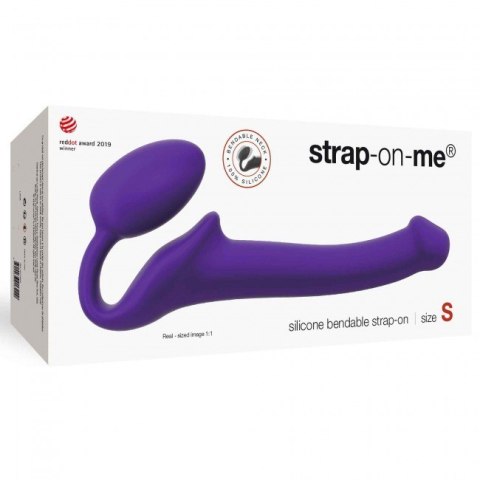 Strap-on-me Silicone bendable strap-on Purple S