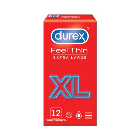 Durex Feel Thin XL 12 szt.