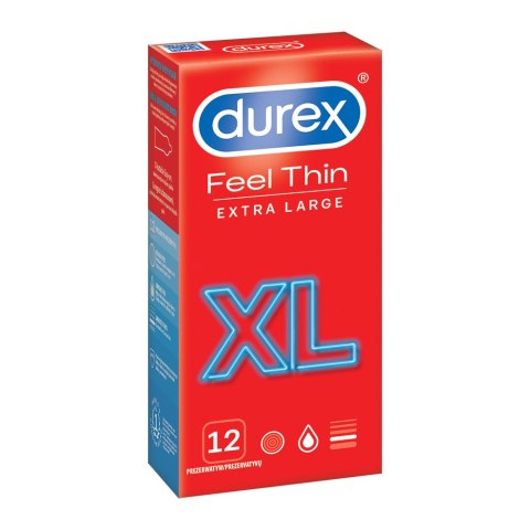 Durex Feel Thin XL 12 szt.