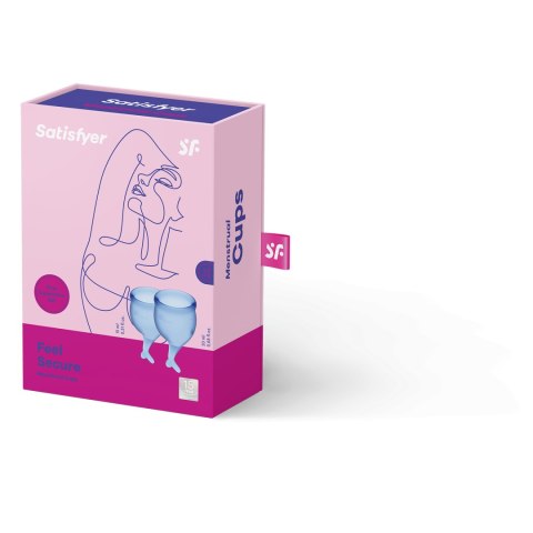 Feel Secure Menstrual Cup Set Dark Blue