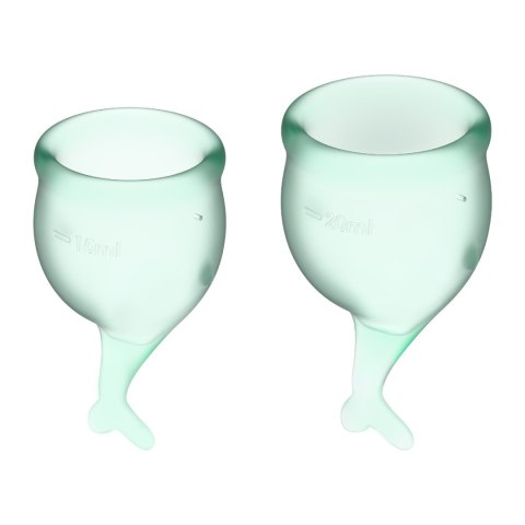 Feel Secure Menstrual Cup Set Light Green