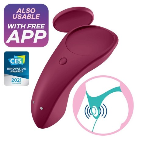 Sexy Secret Panty Vibrator Red