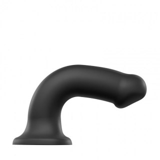 Silicone Bendable Dildo Double Density Black XL