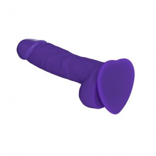 Soft Realistic Dildo Purple L