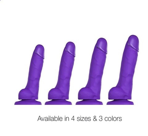 Soft Realistic Dildo Purple L