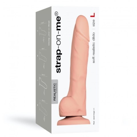 Soft Realistic Dildo Vanilla L