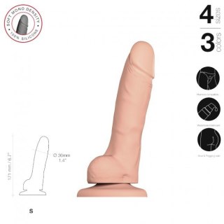 Soft Realistic Dildo Vanilla S