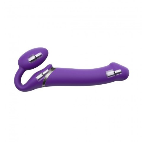 Vibrating Strap-on Purple XL