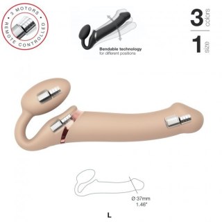 Vibrating Strap-on Vanilla L