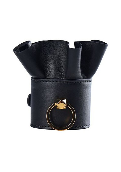 Zalo & Upko Leather Lacelike Handcuffs