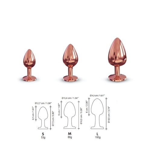 Dorcel Diamond Plug Rose Gold L