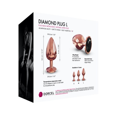 Dorcel Diamond Plug Rose Gold L