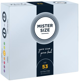 Mister.Size 53 mm Condoms 36 Pieces