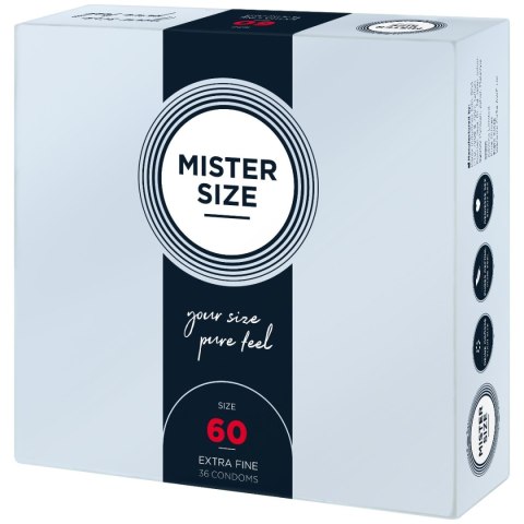 Mister.Size Condoms 60 mm 36 Pieces