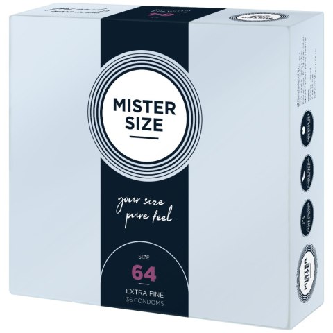 Mister.Size Condoms 64 mm 36 Pieces