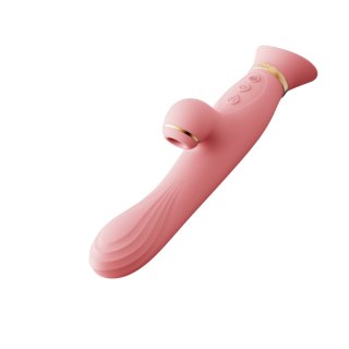 Rozgrzewający się wibrator z główką w kształcie róży Zalo Rose Vibrator Strawberry Pink