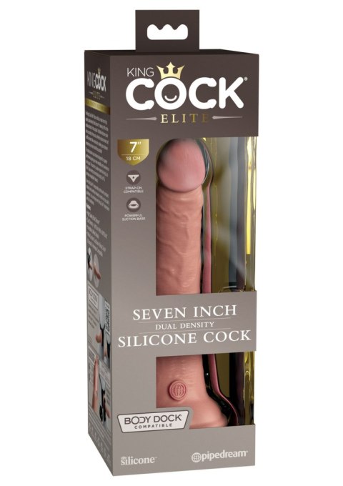 7 Inch Dual Density Silicone Cock Light