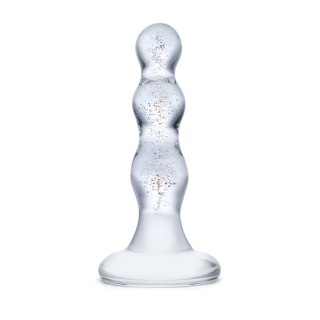 Kulkowa zatyczka analna Glas Triple Play Beaded Glass Butt Plug