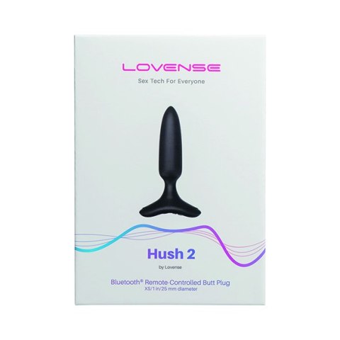 Lovense Hush 2 Butt plug 25mm