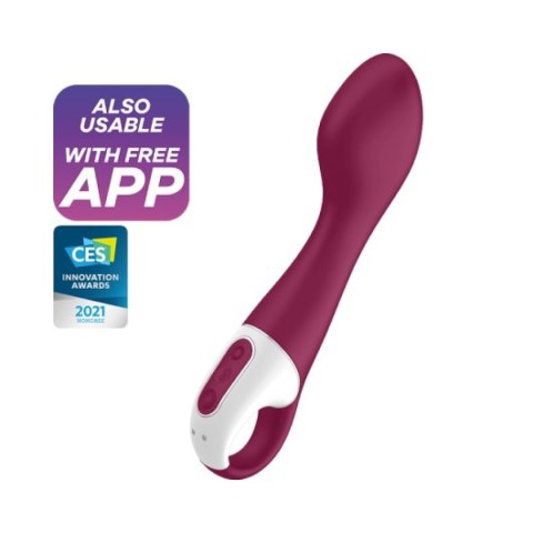 Podgrzewany wibrator do punktu G Satisfyer Hot Spot Connect App