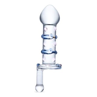 Szklany korek z uchwytem Glas Candy Land Juicer Glass Dildo