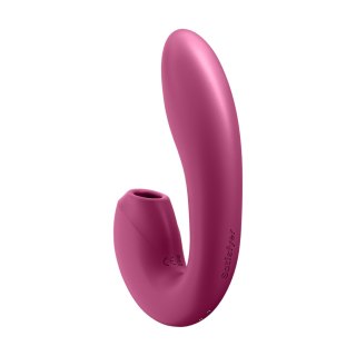 Wibrator z bezdotykowym stymulatorem łechtaczki Satisfyer Sunray Connect App Berry