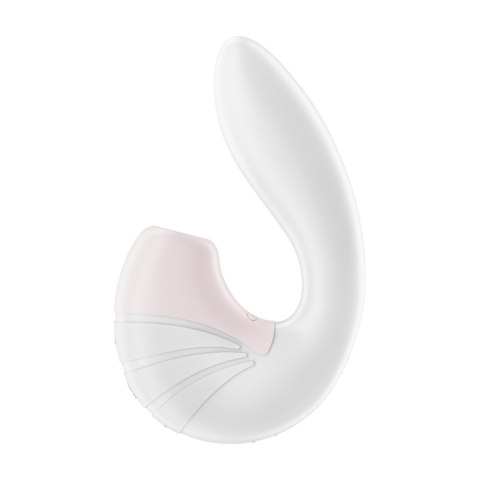 Wibrator z bezdotykowym stymulatorem łechtaczki Satisfyer Supernova White